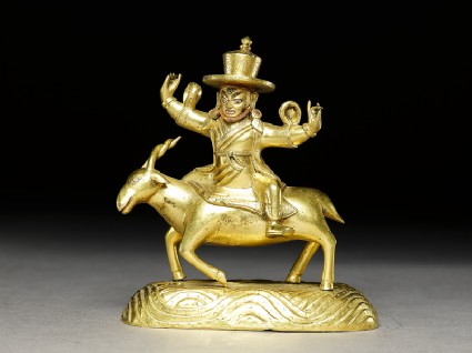 18th-19th century, Dorje Legpa, gilt copper alloy, at the Ashmolean Museum.