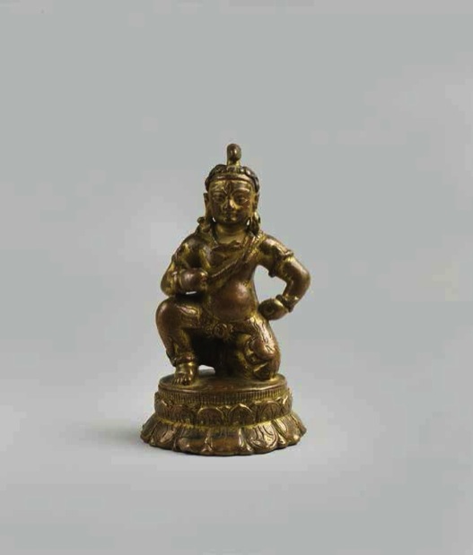 8th century, Nepal, Hayagriva, gilt copper, private collection, photo by Rossi&Rossi.