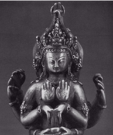 Undated, Himalayas, Manjushri, metal, private collection, published on Himalayan Art Resources.