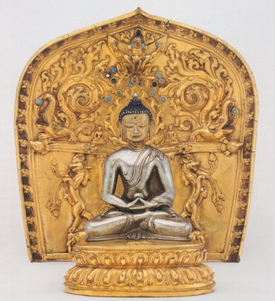 Undated, Tibet, Amitabha, silver, at the Rietberg Museum in Zürich (Switzerland).