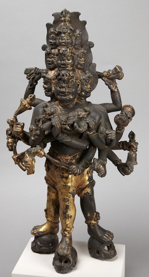 12th-13th c., Dali Kingdom, Mahakala, gilt bronze, 43,5 cm, y1969-109 Princeton University MoA